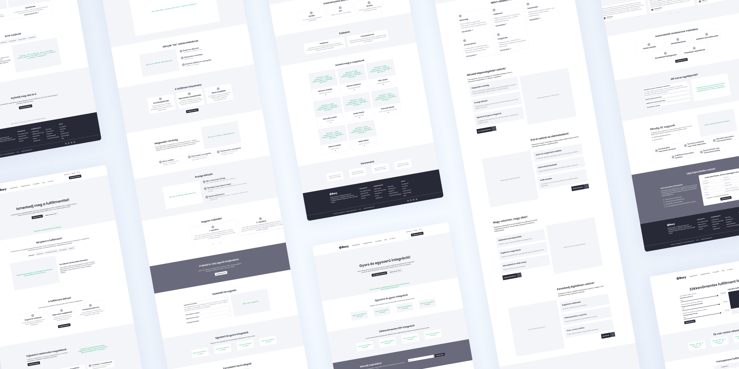 Boxy wireframe tervek